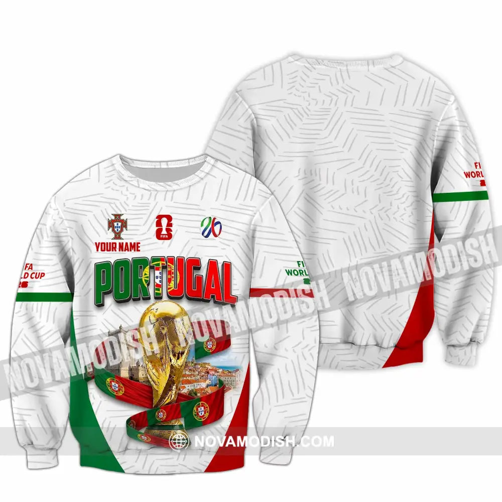 Unisex Shirt - Custom Portugal World Cup 2026 Shirt - Long Sleeve / S - T-shirt