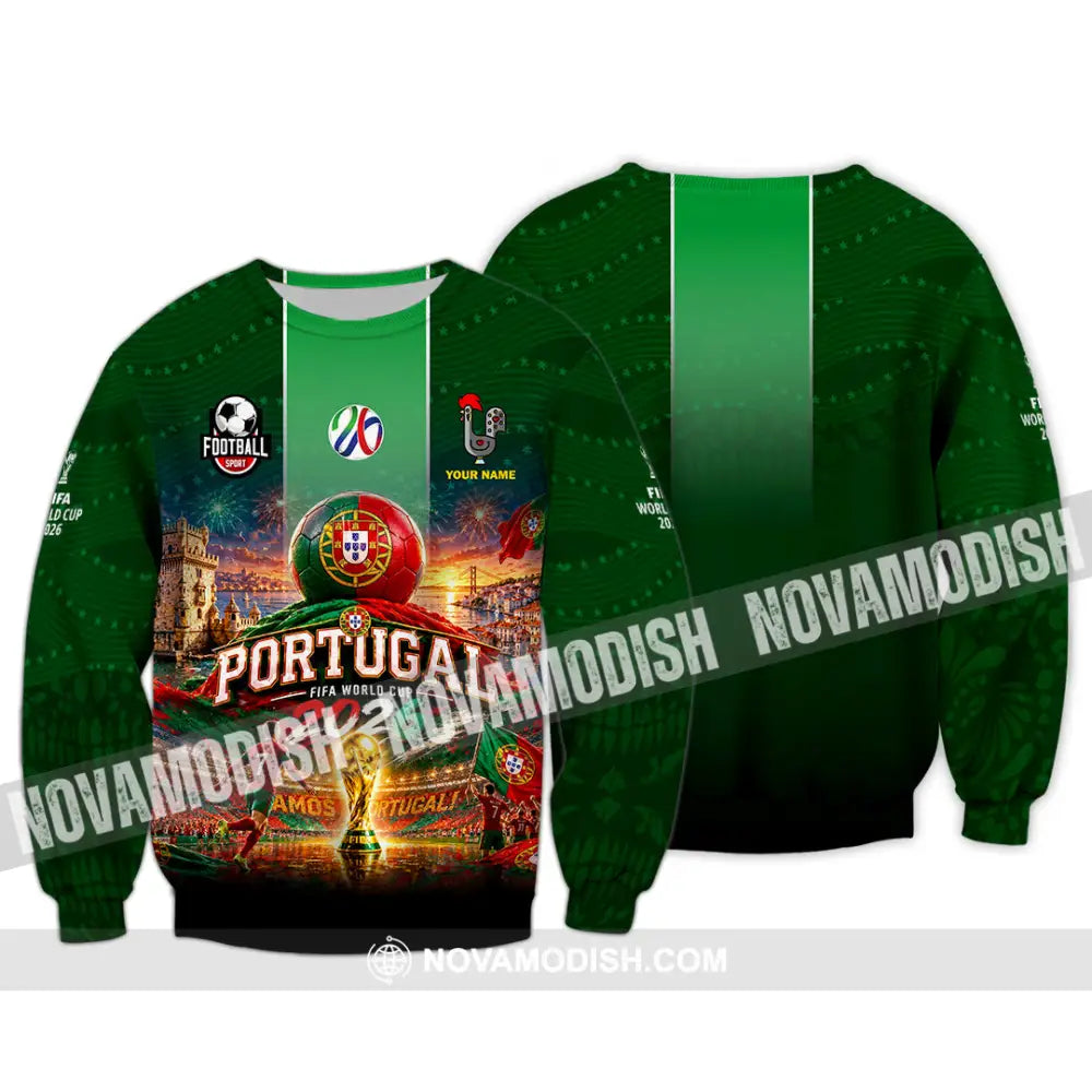 Unisex Shirt - Custom Portugal World Cup 2026 Shirt - Long Sleeve / S - T-shirt