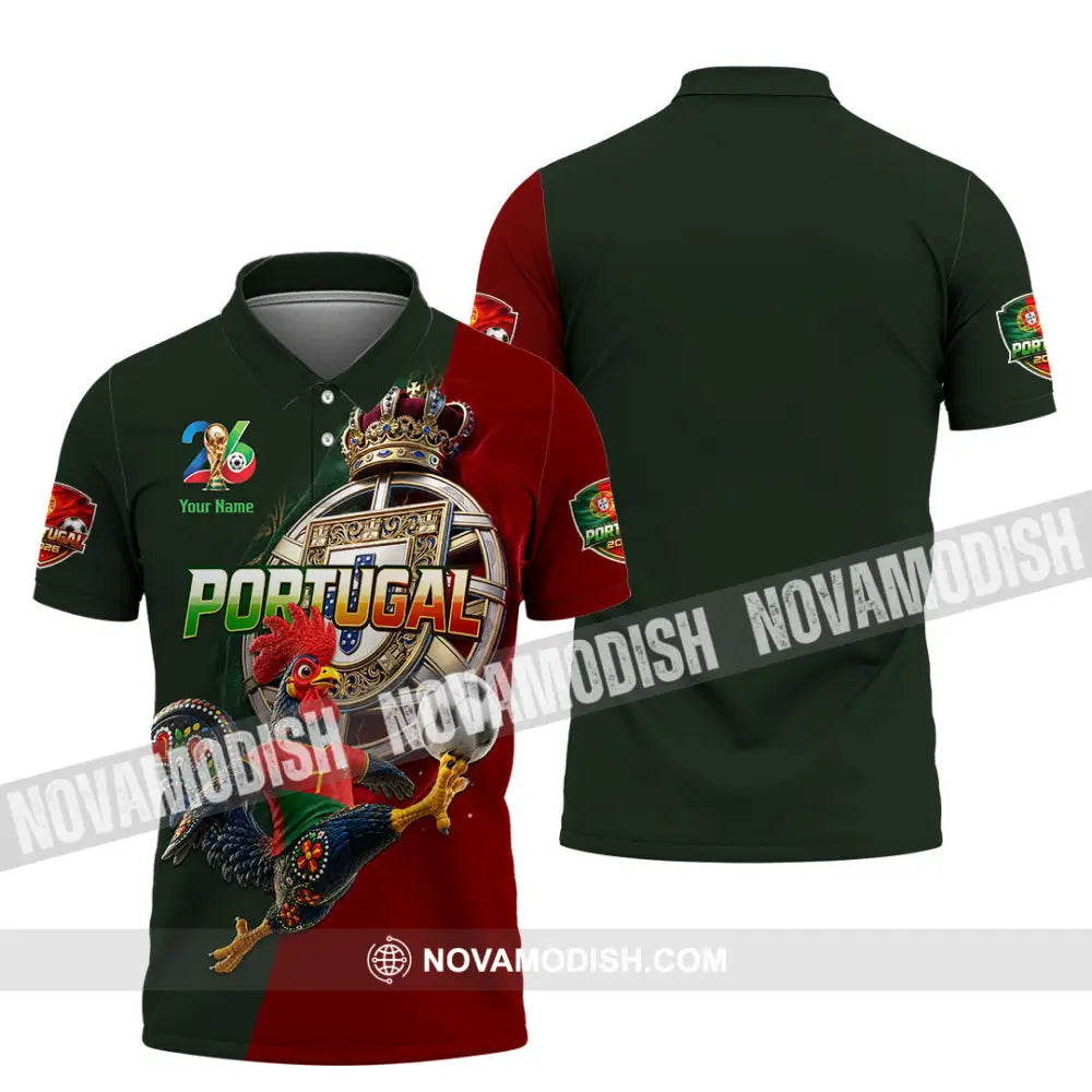 Unisex Shirt - Custom Portugal World Cup 2026 Shirt - Polo Shirt / S - T-shirt