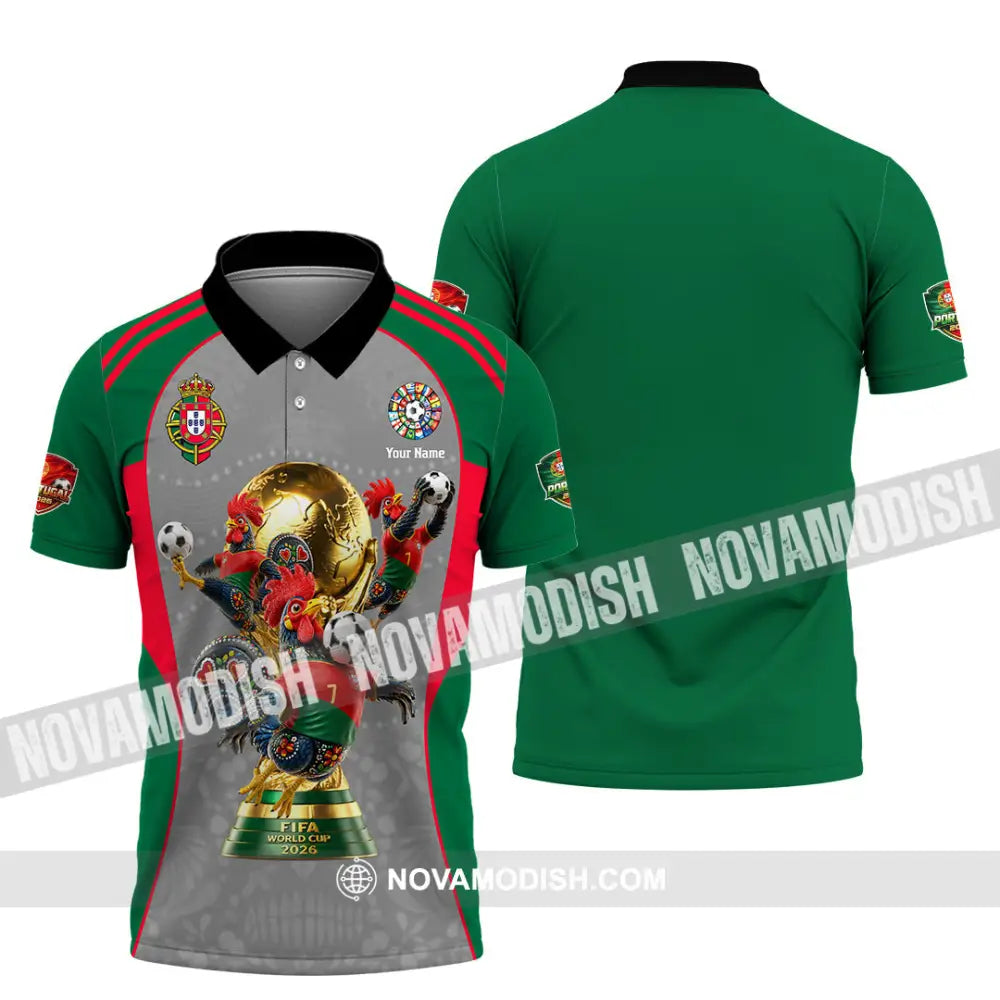 Unisex Shirt - Custom Portugal World Cup 2026 Shirt - Polo Shirt / S - T-shirt