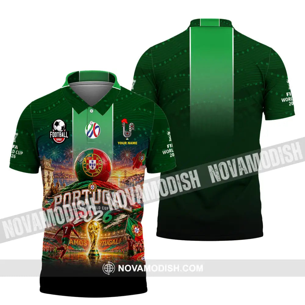 Unisex Shirt - Custom Portugal World Cup 2026 Shirt - Polo Shirt / S - T-shirt