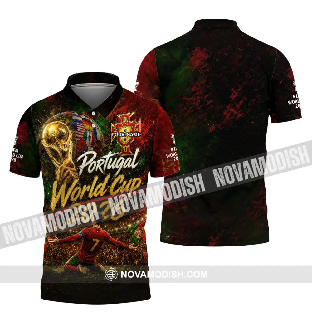 Unisex Shirt - Custom Portugal World Cup 2026 Shirt - Polo Shirt / S - T-shirt