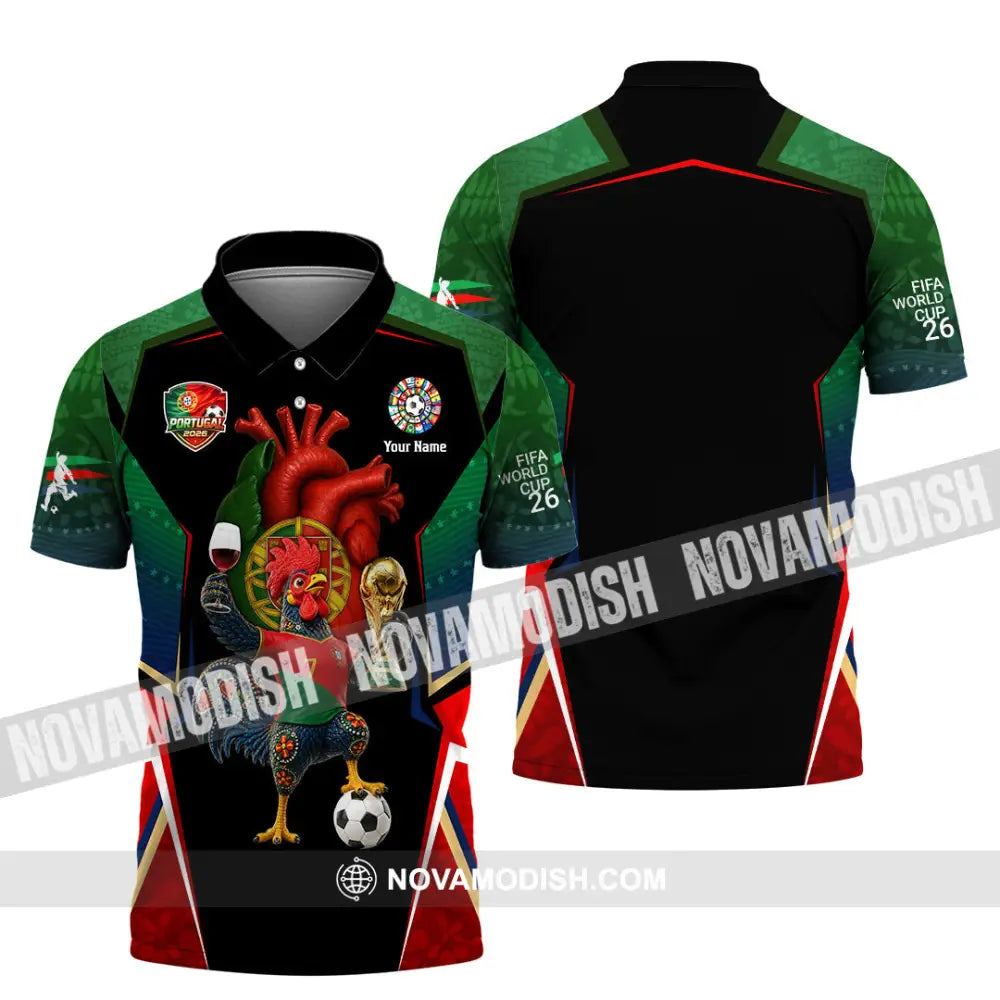 Unisex Shirt - Custom Portugal World Cup 2026 Shirt - Polo Shirt / S - T-shirt