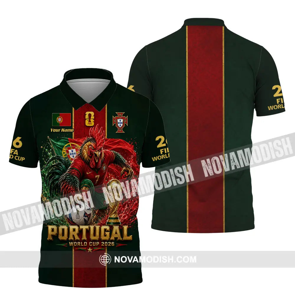 Unisex Shirt - Custom Portugal World Cup 2026 Shirt - Polo Shirt / S - T-shirt