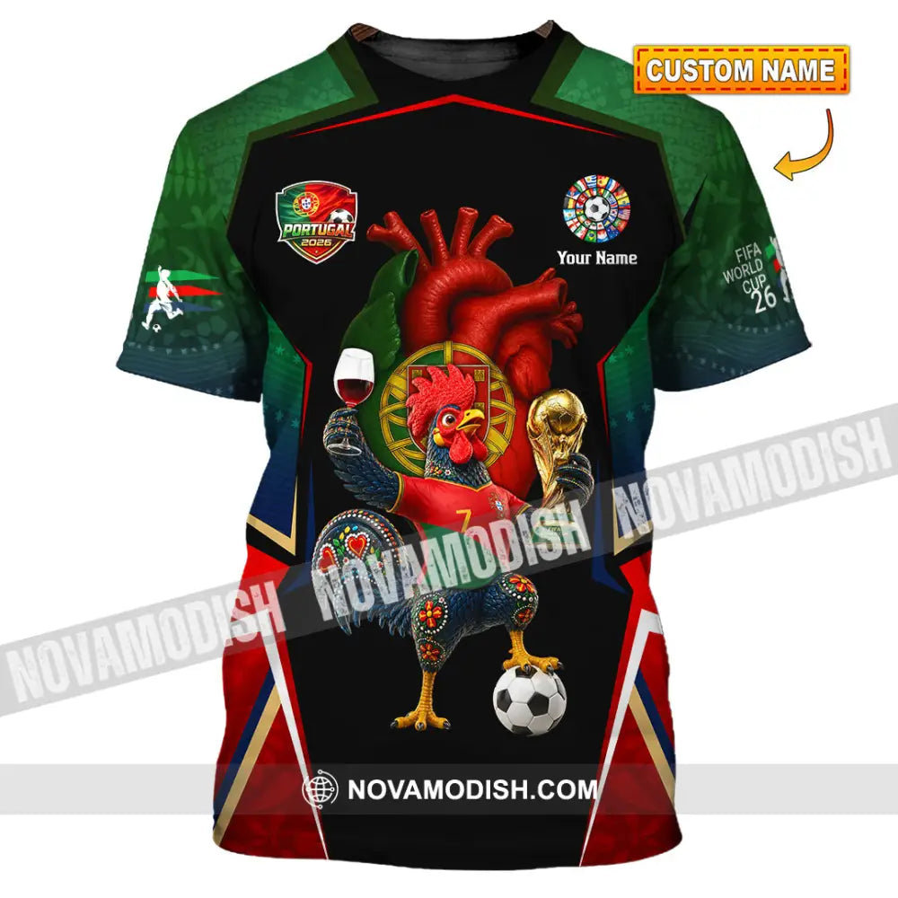 Unisex Shirt - Custom Portugal World Cup 2026 Shirt - T-shirt