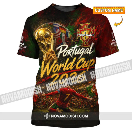 Unisex Shirt - Custom Portugal World Cup 2026 Shirt - T-shirt