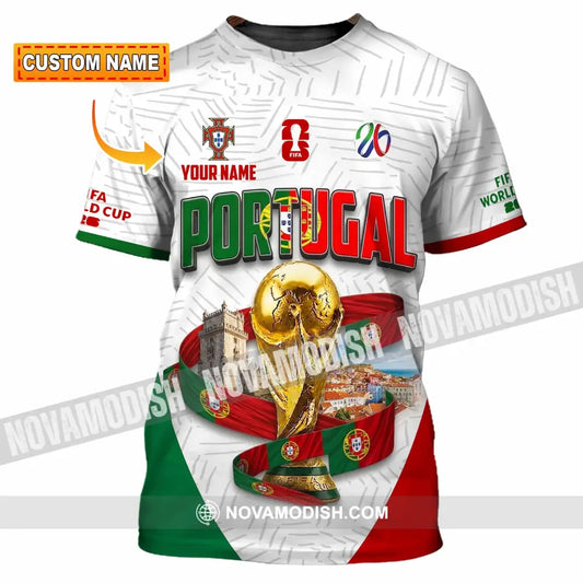 Unisex Shirt - Custom Portugal World Cup 2026 Shirt - T-shirt