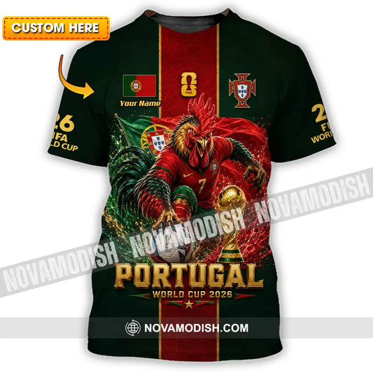 Unisex Shirt - Custom Portugal World Cup 2026 Shirt - T-shirt
