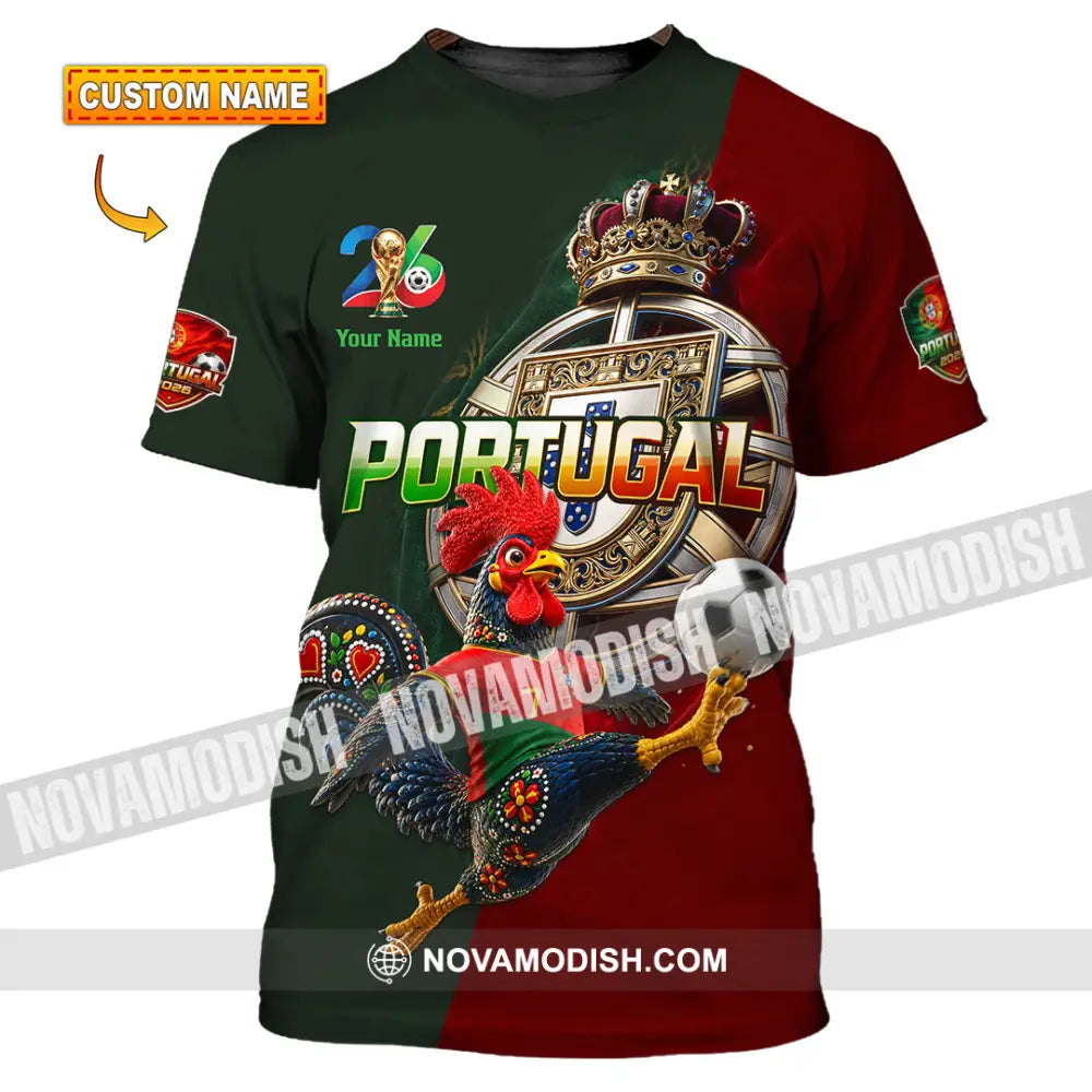 Unisex Shirt - Custom Portugal World Cup 2026 Shirt - T-shirt