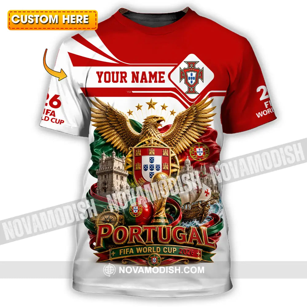 Unisex Shirt - Custom Portugal World Cup 2026 Shirt - T-shirt