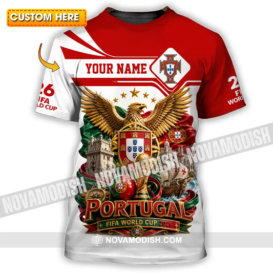 Unisex Shirt - Custom Portugal World Cup 2026 Shirt - T-shirt