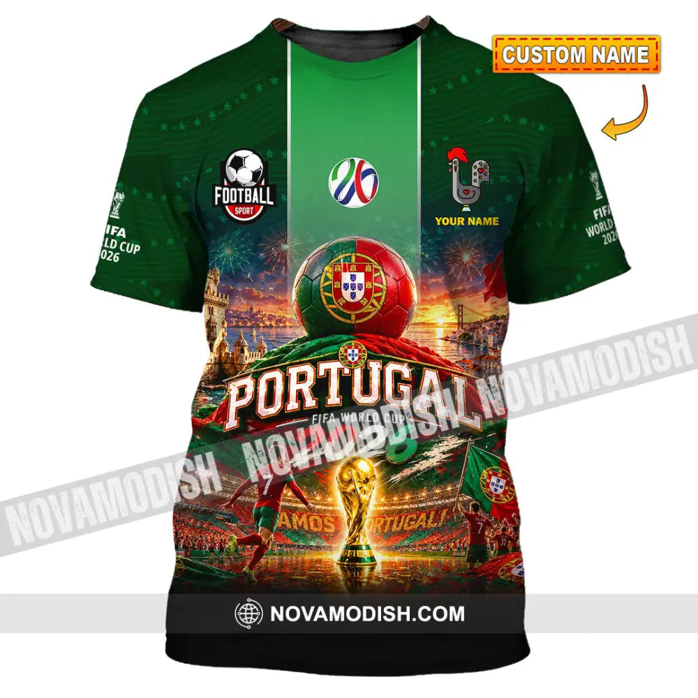 Unisex Shirt - Custom Portugal World Cup 2026 Shirt - T-shirt