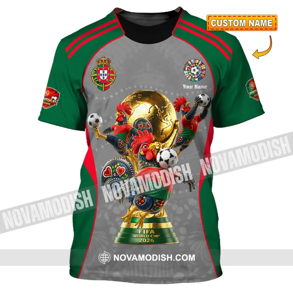Unisex Shirt - Custom Portugal World Cup 2026 Shirt - T-shirt