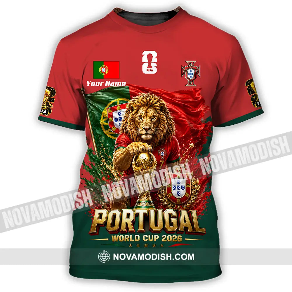 Unisex Shirt - Custom Portugal World Cup 2026 Shirt - T-Shirt / S - T-shirt