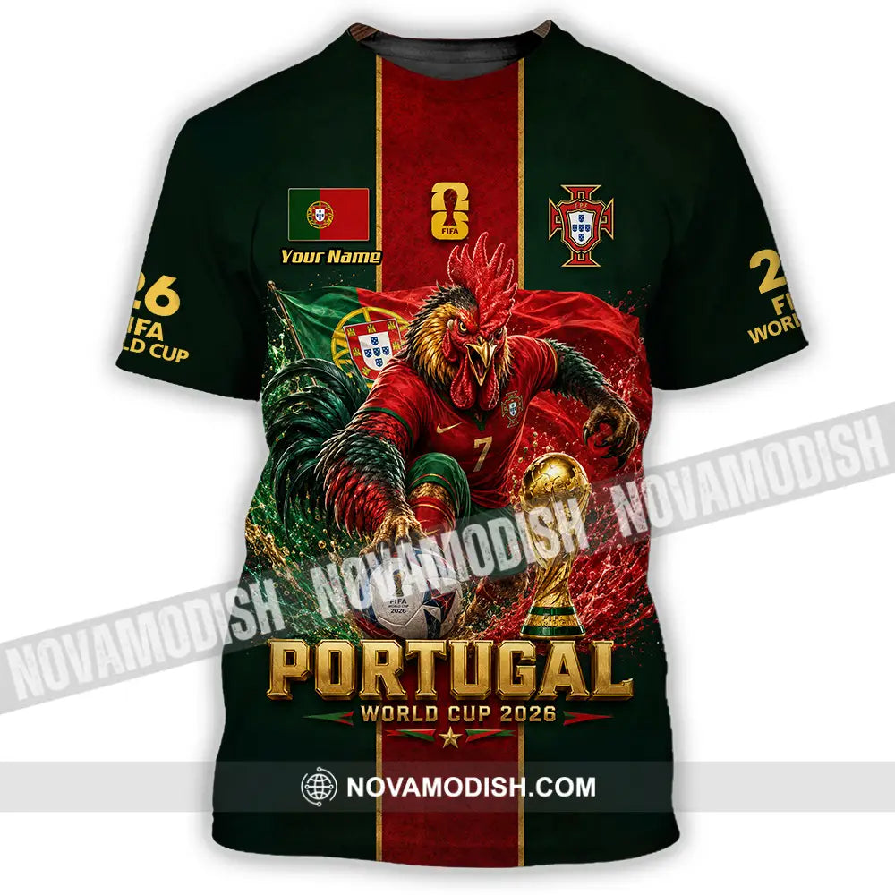Unisex Shirt - Custom Portugal World Cup 2026 Shirt - T-Shirt / S - T-shirt