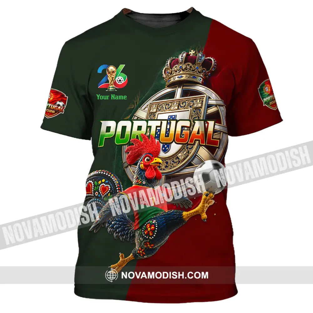 Unisex Shirt - Custom Portugal World Cup 2026 Shirt - T-Shirt / S - T-shirt