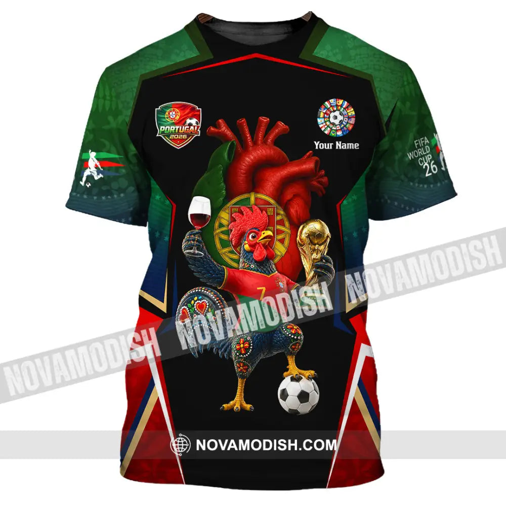 Unisex Shirt - Custom Portugal World Cup 2026 Shirt - T-Shirt / S - T-shirt