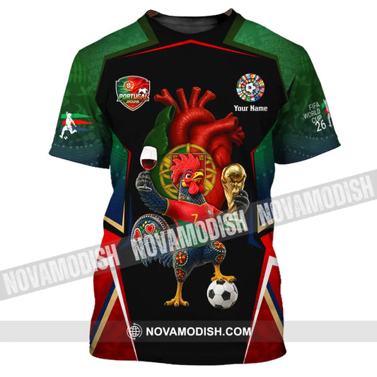 Unisex Shirt - Custom Portugal World Cup 2026 Shirt - T-Shirt / S - T-shirt