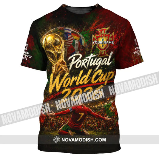 Unisex Shirt - Custom Portugal World Cup 2026 Shirt - T-Shirt / S - T-shirt