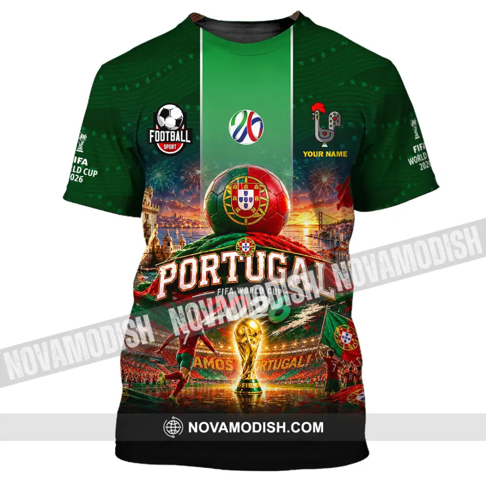 Unisex Shirt - Custom Portugal World Cup 2026 Shirt - T-Shirt / S - T-shirt