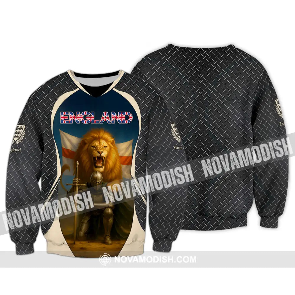 Unisex Shirt - Custom Proud England Shirt Long Sleeve / S T-shirt