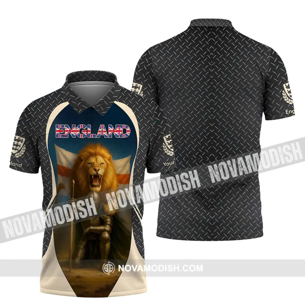 Unisex Shirt - Custom Proud England Shirt Polo Shirt / S T-shirt