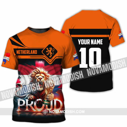 Unisex Shirt - Custom Proud Netherlands World Cup 2026 3D Shirt T-Shirt / S T-shirt