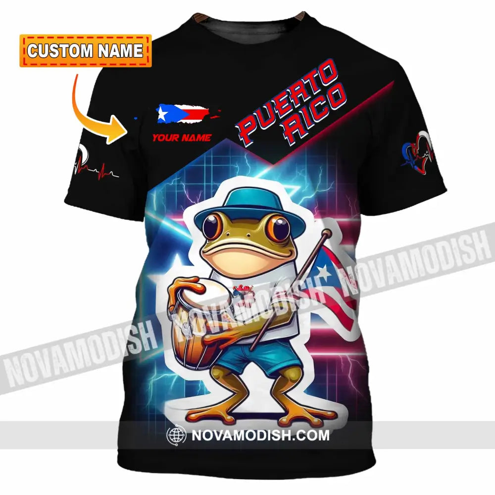 Unisex Shirt - Custom Puerto Rico 3D Shirt T-shirt