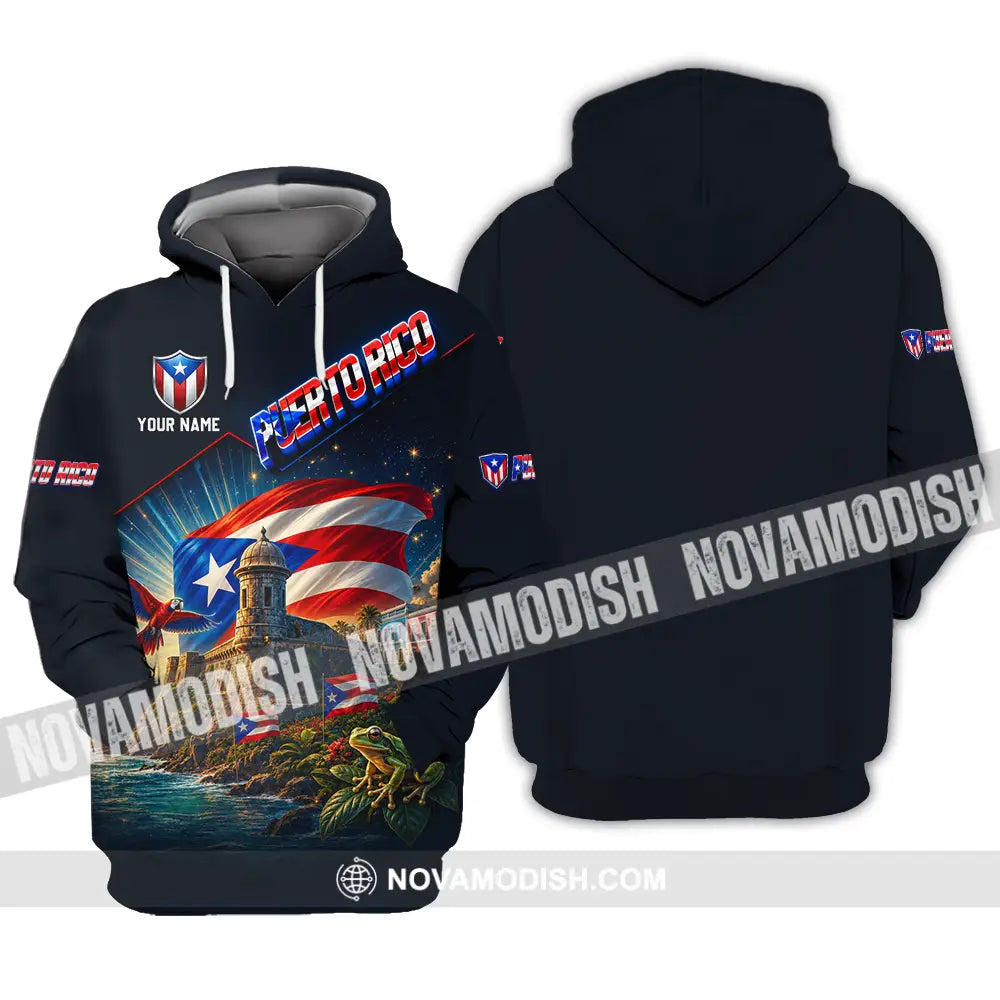 Unisex Shirt - Custom Puerto Rico Shirt - Hoodie / S - T-shirt