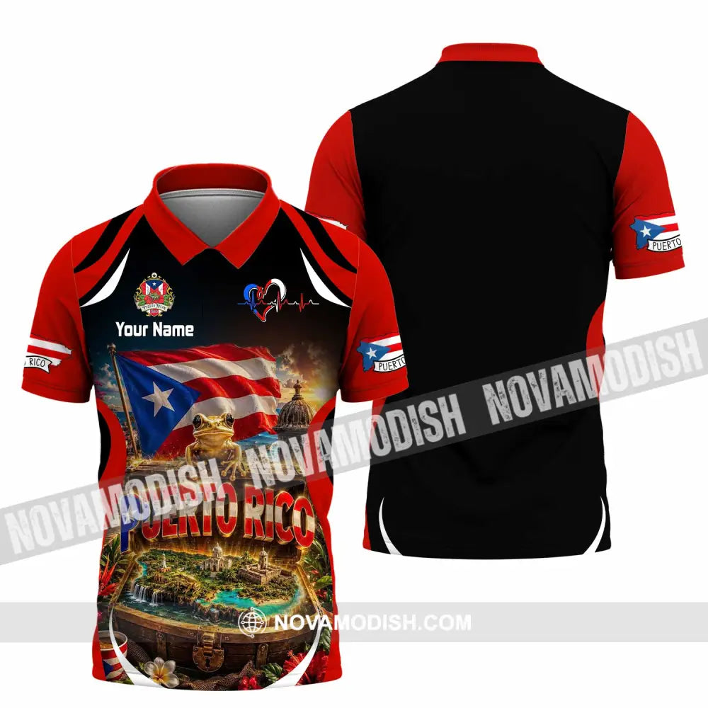 Unisex Shirt - Custom Puerto Rico Shirt - Polo Shirt / S - T-shirt