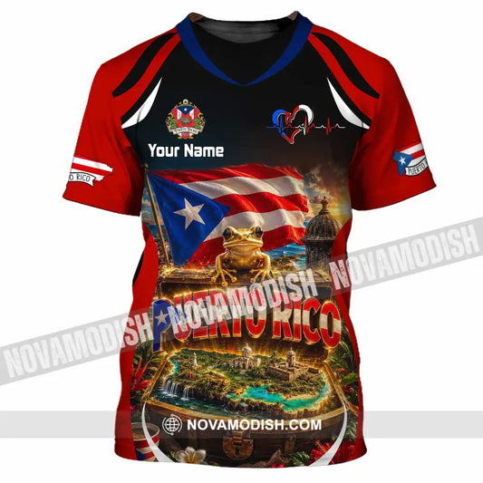 Unisex Shirt - Custom Puerto Rico Shirt - T-Shirt / S - T-shirt