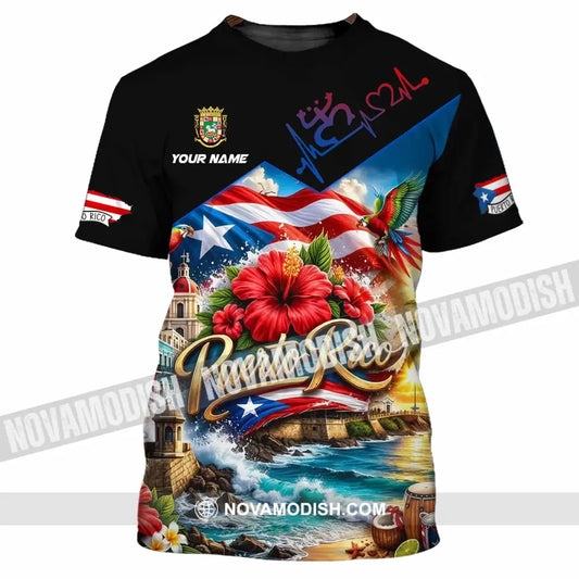 Unisex Shirt - Custom Puerto Rico Shirt - T-Shirt / S - T-shirt