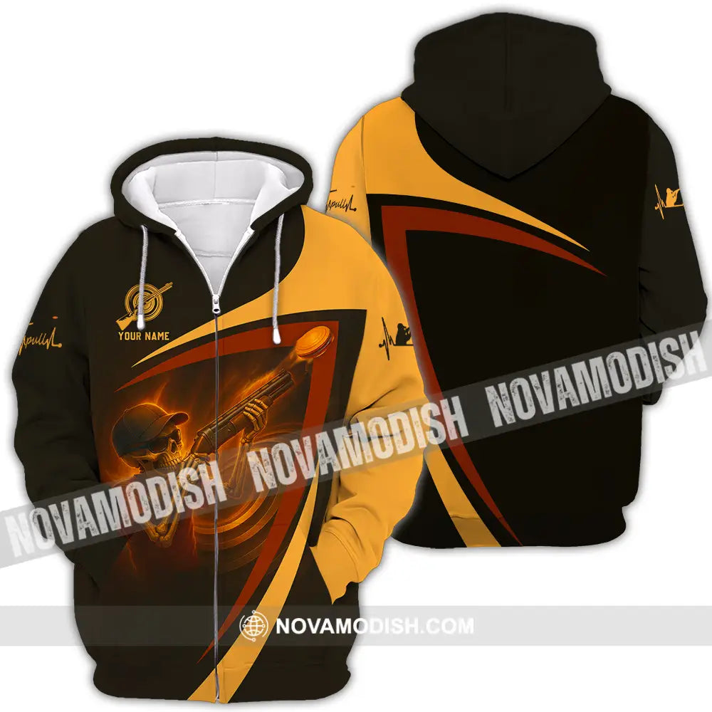 Unisex Shirt - Custom Pull Shirt Zipper Hoodie / S T-shirt