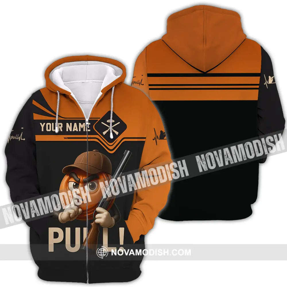 Unisex Shirt - Custom Pull Shirt Zipper Hoodie / S T-shirt