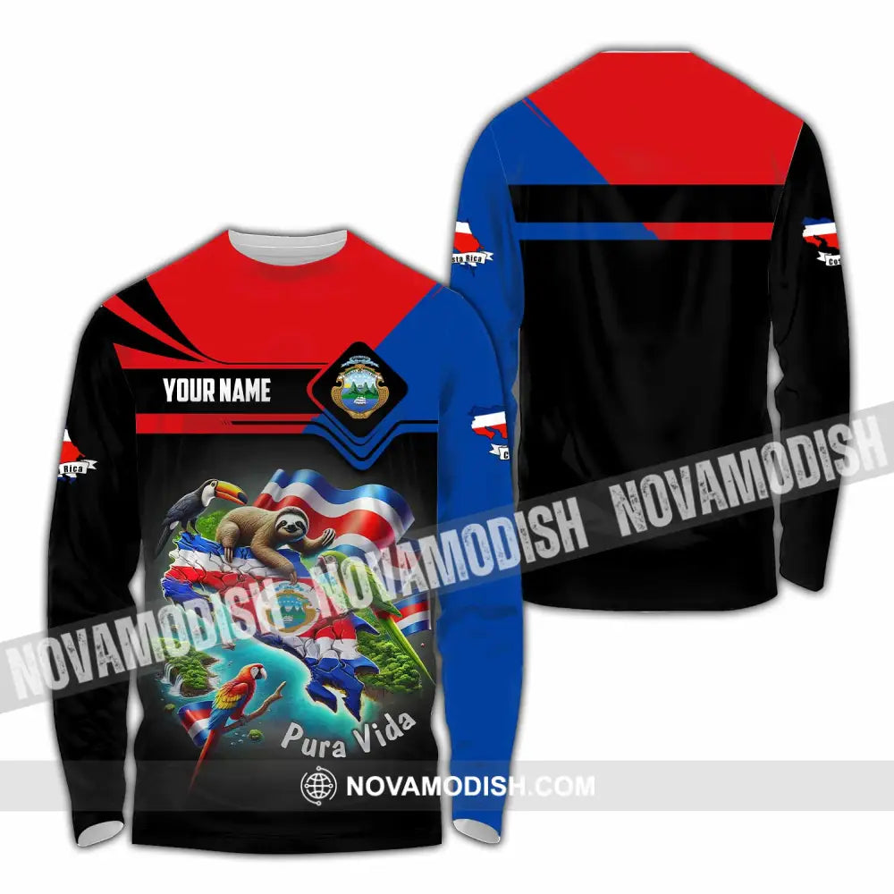 Unisex Shirt - Custom Pura Vida Shirt Long Sleeve Shirt / S T-shirt