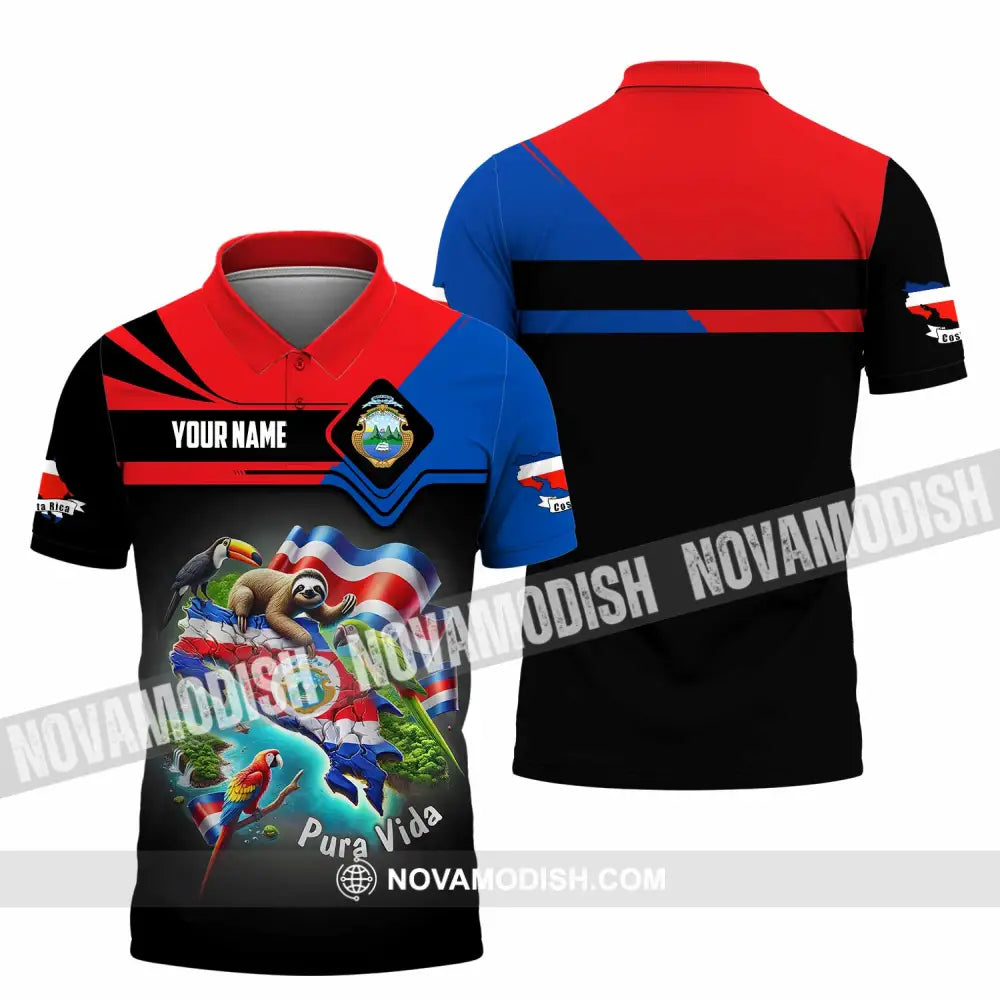 Unisex Shirt - Custom Pura Vida Shirt Polo Shirt / S T-shirt