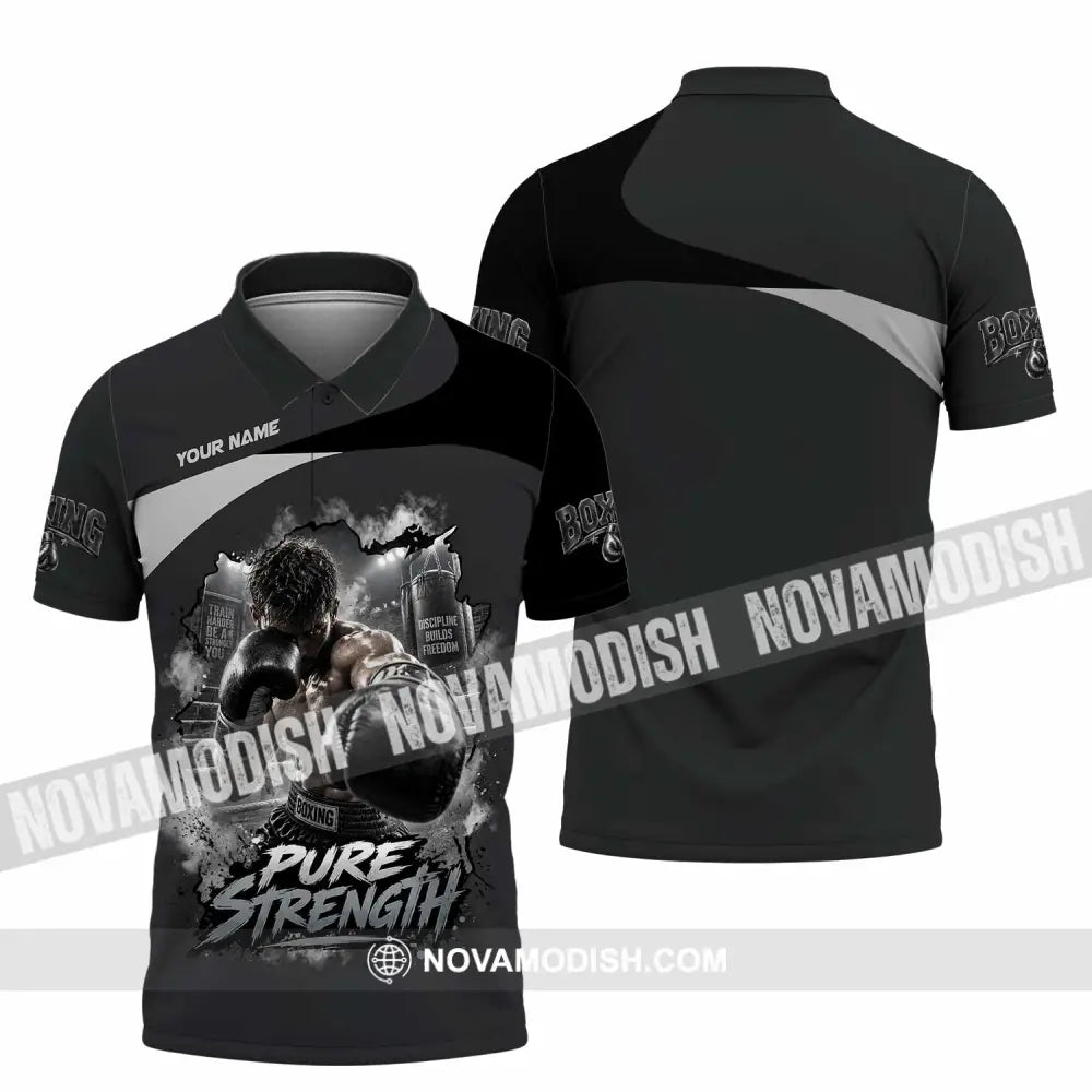 Unisex Shirt - Custom Pure Strength Shirt - Polo Shirt / S - T-shirt