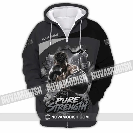 Unisex Shirt - Custom Pure Strength Shirt - Zipper Hoodie / S - T-shirt
