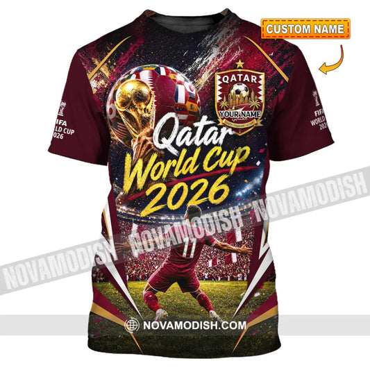 Unisex Shirt - Custom Qatar World Cup 2026 Shirt - T-shirt