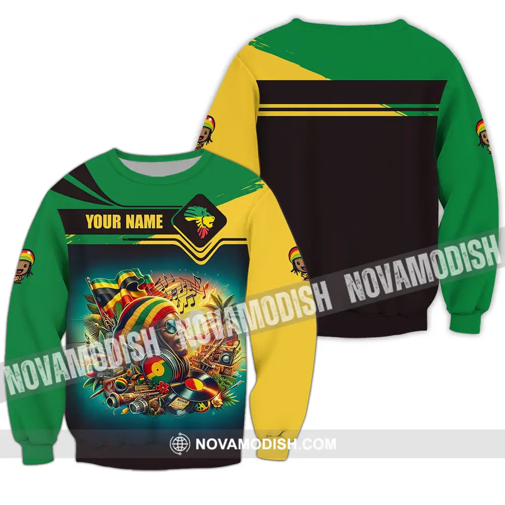 Unisex Shirt - Custom Reggae Shirt Long Sleeve / S T-shirt