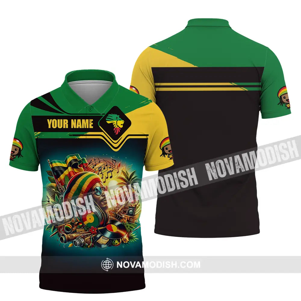 Unisex Shirt - Custom Reggae Shirt Polo Shirt / S T-shirt
