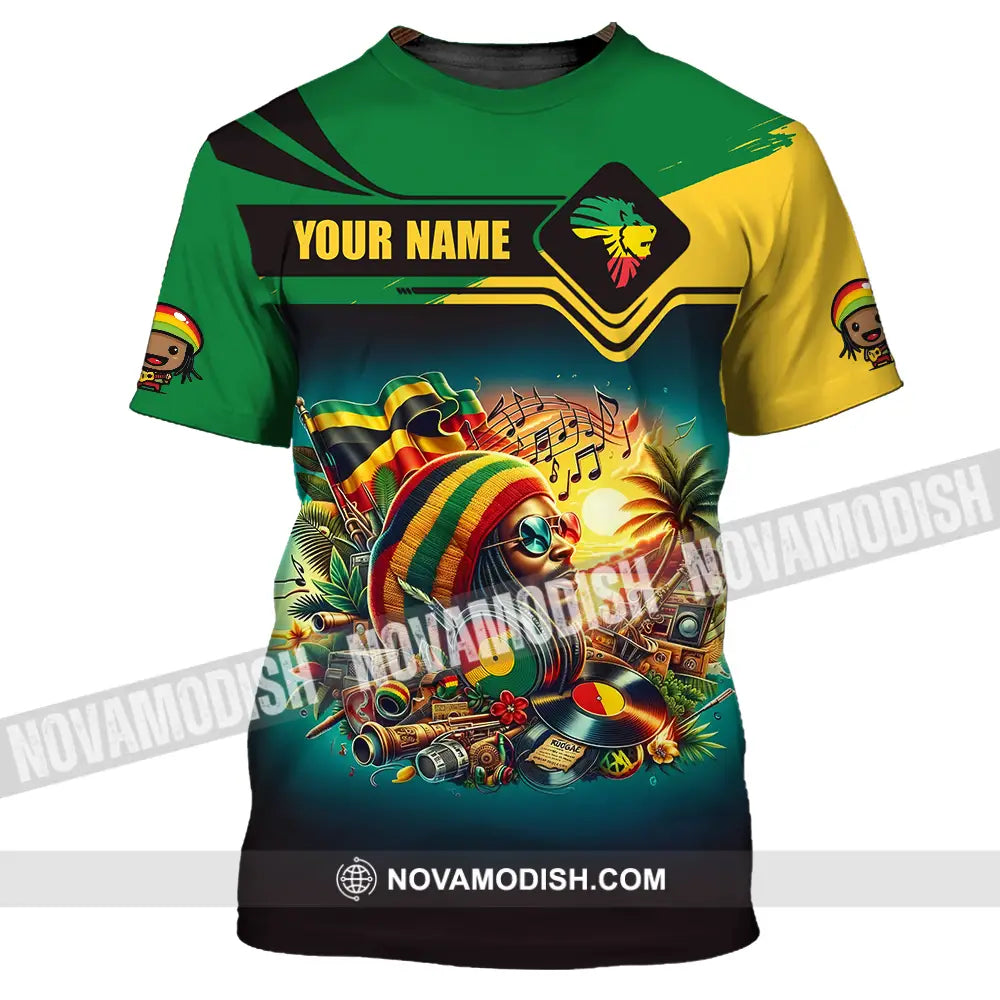 Unisex Shirt - Custom Reggae Shirt T-Shirt / S T-shirt