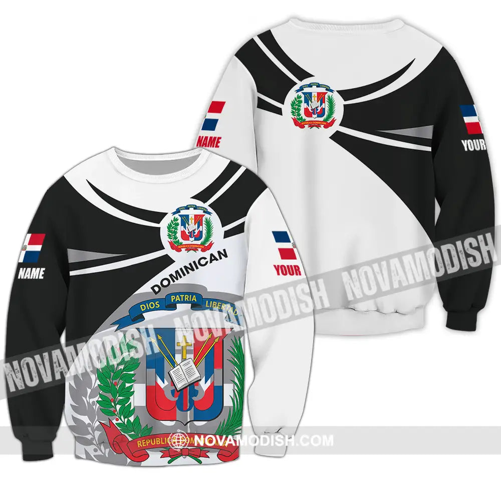 Unisex Shirt - Custom Republic Dominican Shirt Long Sleeve / S T-shirt
