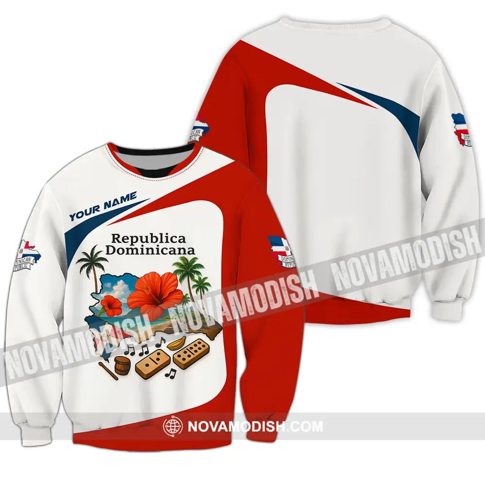 Unisex Shirt - Custom Republic Dominicana Shirt Long Sleeve / S T-shirt