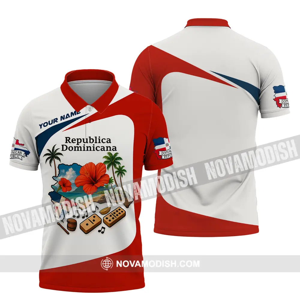 Unisex Shirt - Custom Republic Dominicana Shirt Polo Shirt / S T-shirt
