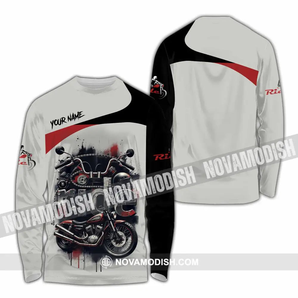 Unisex Shirt - Custom Ride 3D Shirt Long Sleeve Shirt / S T-shirt