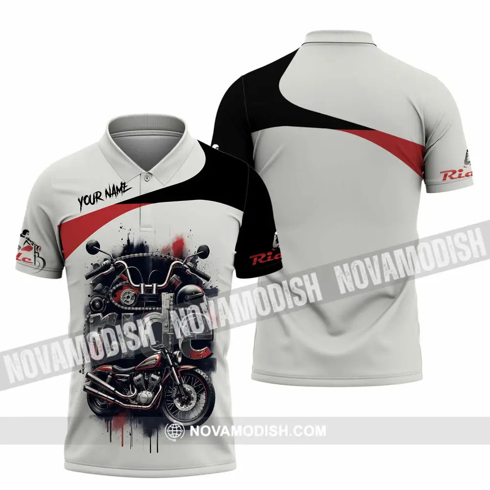 Unisex Shirt - Custom Ride 3D Shirt Polo Shirt / S T-shirt