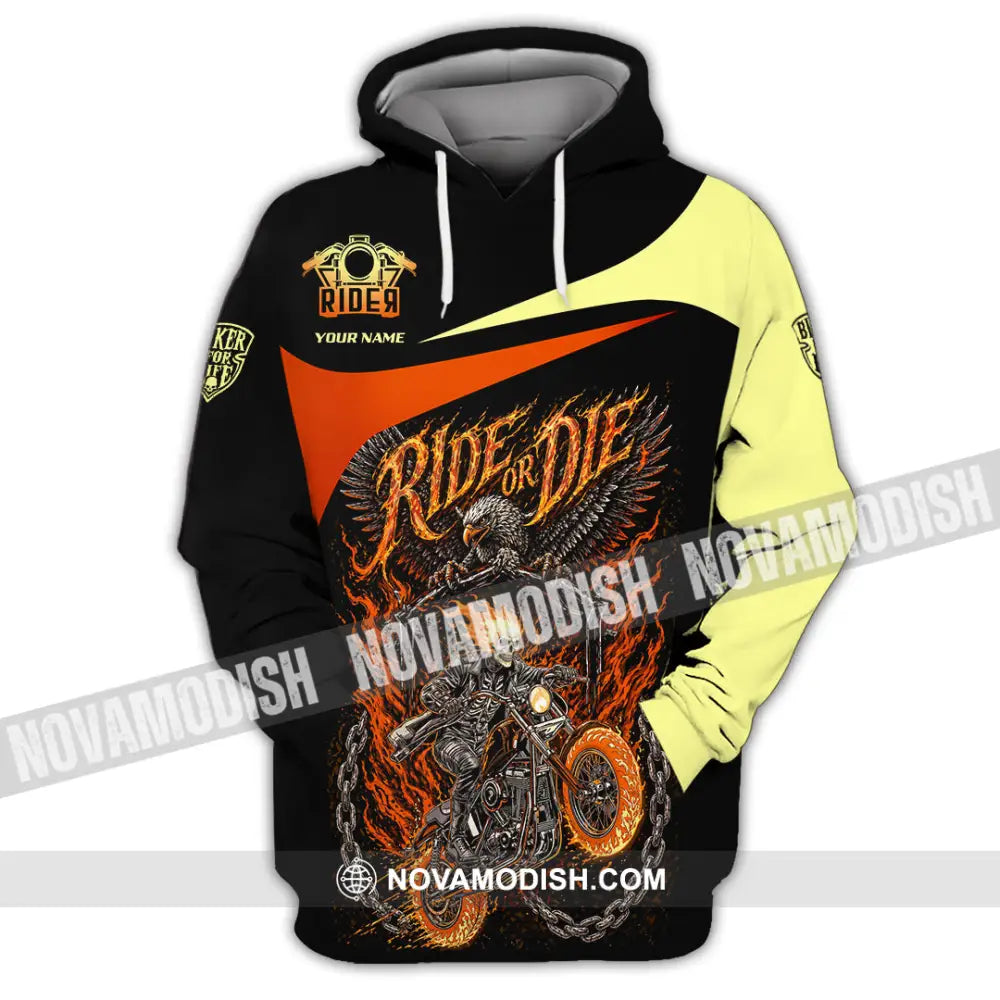 Unisex Shirt - Custom Ride Or Die 3D Shirt - Hoodie / S - T-shirt