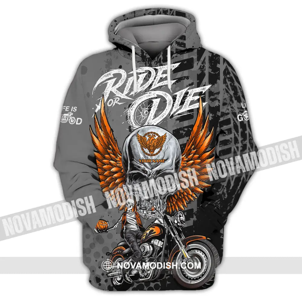 Unisex Shirt - Custom Ride Or Die 3D Shirt - Hoodie / S - T-shirt