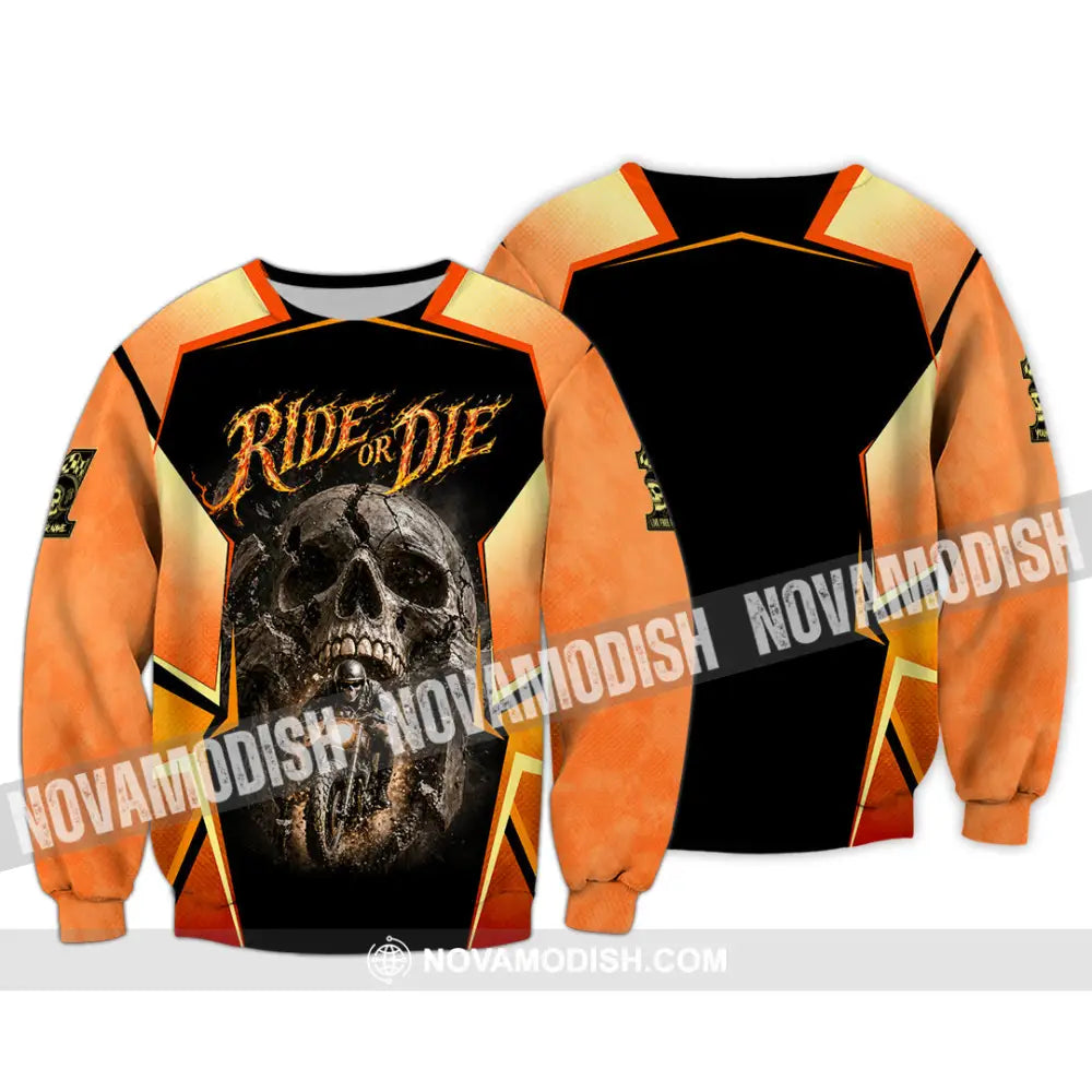 Unisex Shirt - Custom Ride Or Die 3D Shirt - Long Sleeve / S - T-shirt